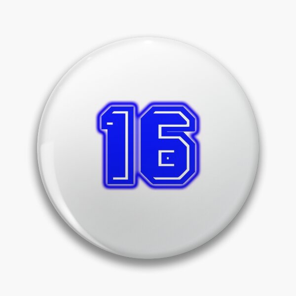 Item preview, Blue Number 16 designed and sold by sport-blue.