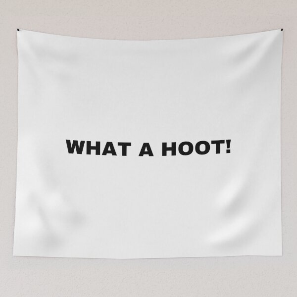 Item preview, What a Hoot - Black Text designed and sold by CaitU.