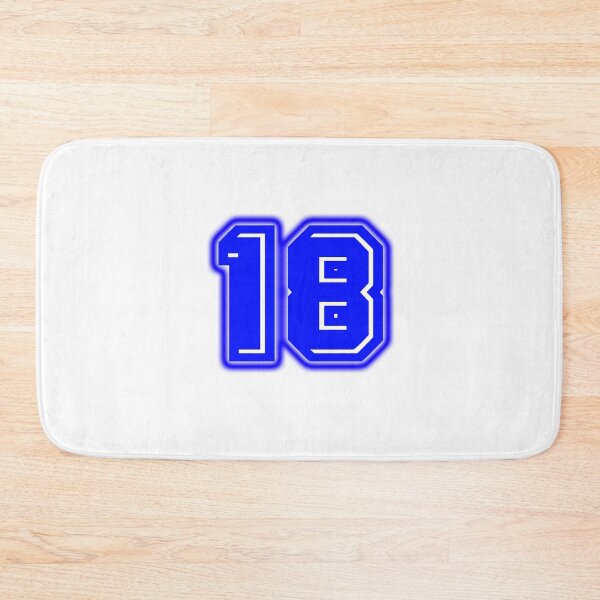 Item preview, Blue Number 18 designed and sold by sport-blue.