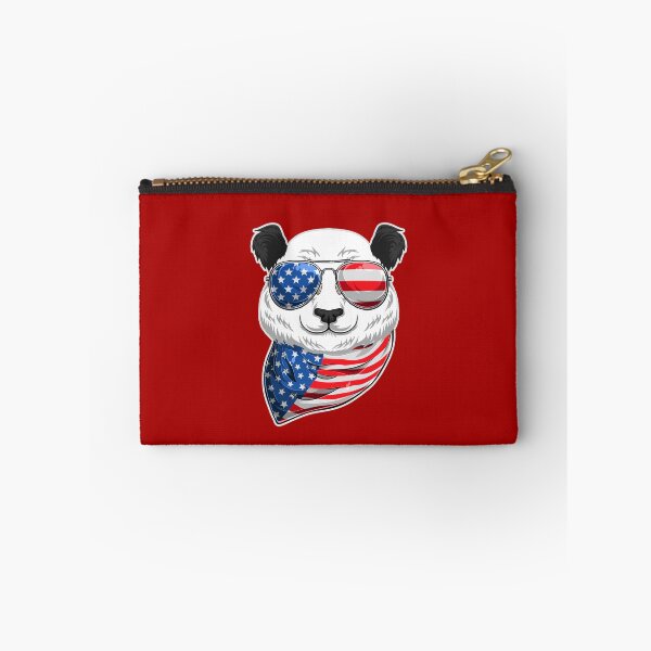 Item preview, American Panda Panda-Merican with 4th of July US Flag designed and sold by Uppercase Tees.