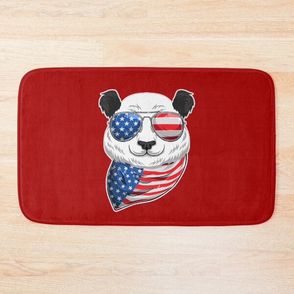 Item preview, American Panda Panda-Merican with 4th of July US Flag designed and sold by Uppercase Tees.