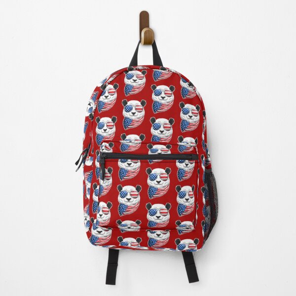 Item preview, American Panda Panda-Merican with 4th of July US Flag designed and sold by Uppercase Tees.