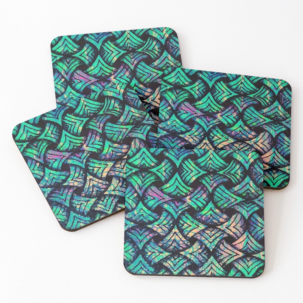 Item preview, Coasters (Set of 4) designed and sold by TheHand-art.