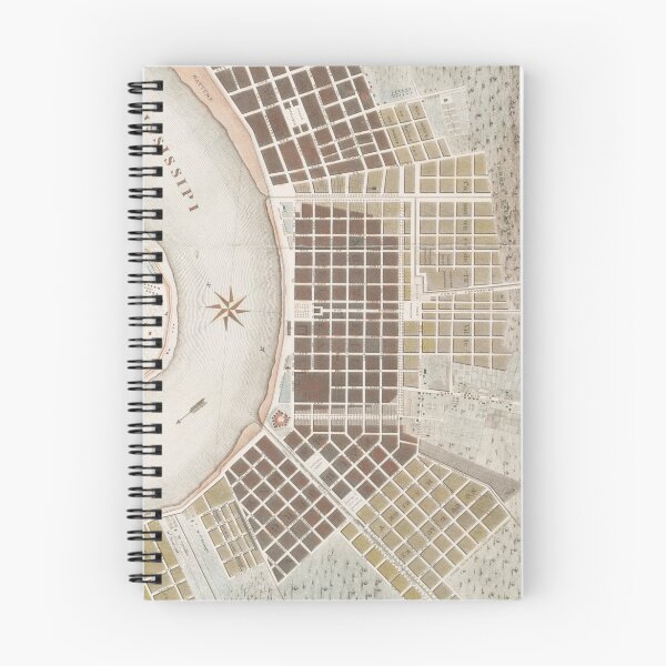 Item preview, Vintage Map of New Orleans Louisiana (1817) designed and sold by BravuraMedia.
