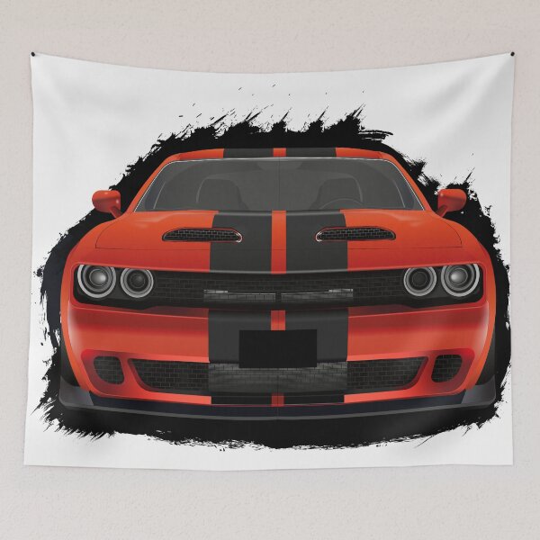 Item preview, red muscle car designed and sold by hateeyes.