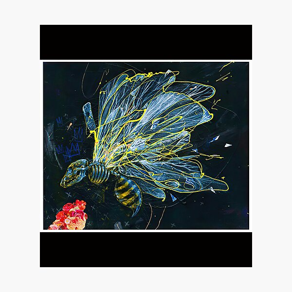 Bee Art Photographic Prints Redbubble