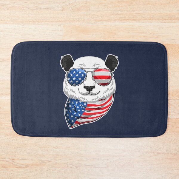 Item preview, American Panda Panda-Merican with 4th of July US Flag designed and sold by Uppercase Tees.