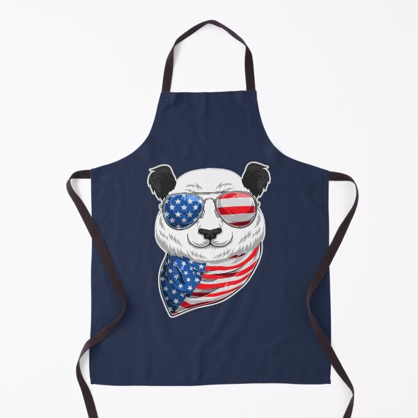 Item preview, American Panda Panda-Merican with 4th of July US Flag designed and sold by Uppercase Tees.