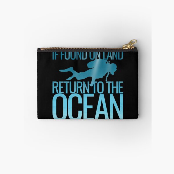 Item preview, If Found On Land Return To The Ocean Funny Scuba Diver Gear designed and sold by DynamicDesign.