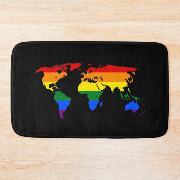 Item preview, Vintage LGBTQ World Map illustration  designed and sold by garniturex.