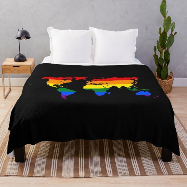 Item preview, Vintage LGBTQ World Map illustration  designed and sold by garniturex.
