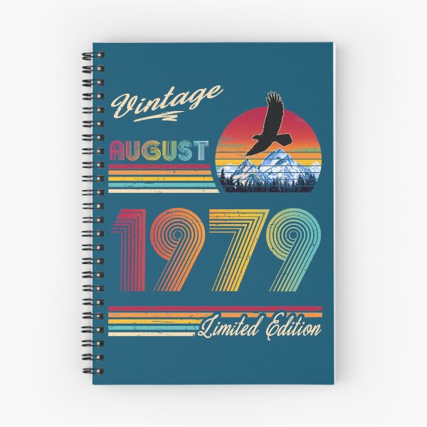 Item preview, August 1979 Birthday designed and sold by GreenSplash.