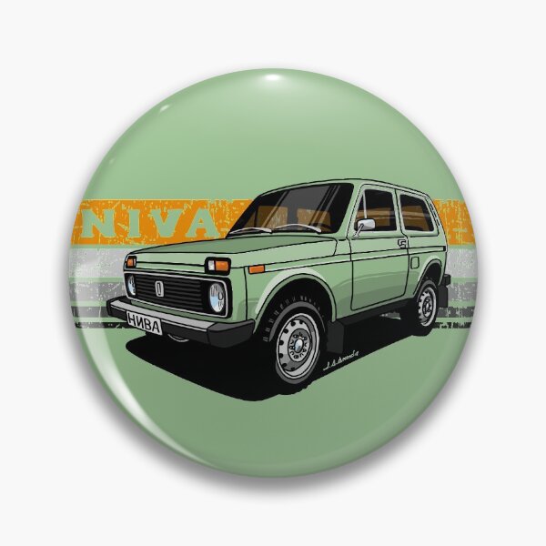 Item preview, Handmade drawing of the mythical Russian 4x4 designed and sold by designjaag.