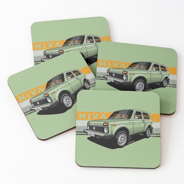 Item preview, Handmade drawing of the mythical Russian 4x4 designed and sold by designjaag.
