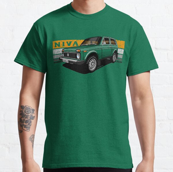 Handmade drawing of the mythical Russian 4x4 Classic T-Shirt