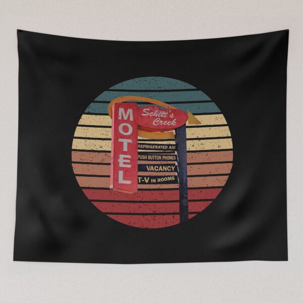 Item preview, Roadside motel, vintage motel, retro motel, humorous tacky motel, retro sunset, vintage vacation, roadside signs designed and sold by The Snarky  Psychologist.