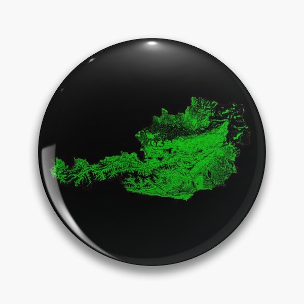 Item preview, Austria Forest Cover Map with Black Background designed and sold by GrasshopperGeo.