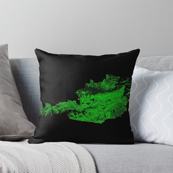 Item preview, Austria Forest Cover Map with Black Background designed and sold by GrasshopperGeo.