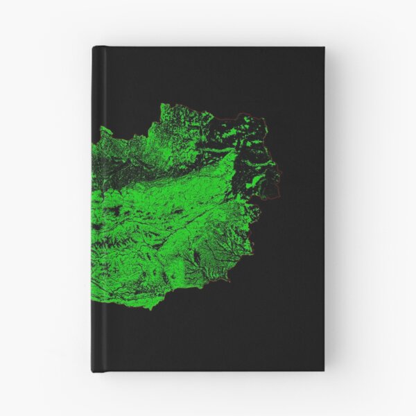 Item preview, Austria Forest Cover Map with Black Background designed and sold by GrasshopperGeo.
