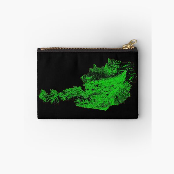 Item preview, Austria Forest Cover Map with Black Background designed and sold by GrasshopperGeo.