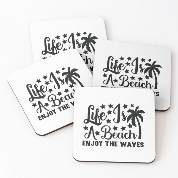 Item preview, Life is a Beach Enjoy the Wave Summer Fun  designed and sold by travellb.