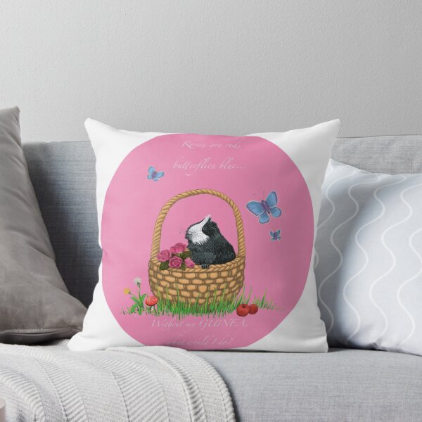 Item preview, Roses are Red Guinea Pig design designed and sold by thegoodguinea.