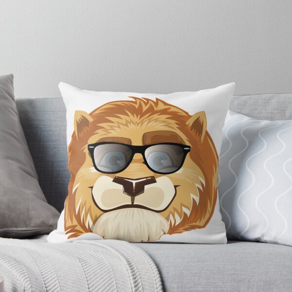 Item preview, Lion with glasses smart look designed and sold by boushramba.