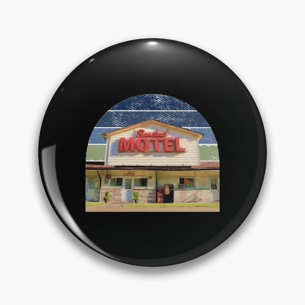 Item preview, Roadside motel, vintage motel, retro motel, humorous tacky motel, retro sunset, vintage vacation, roadside signs designed and sold by The Snarky  Psychologist.