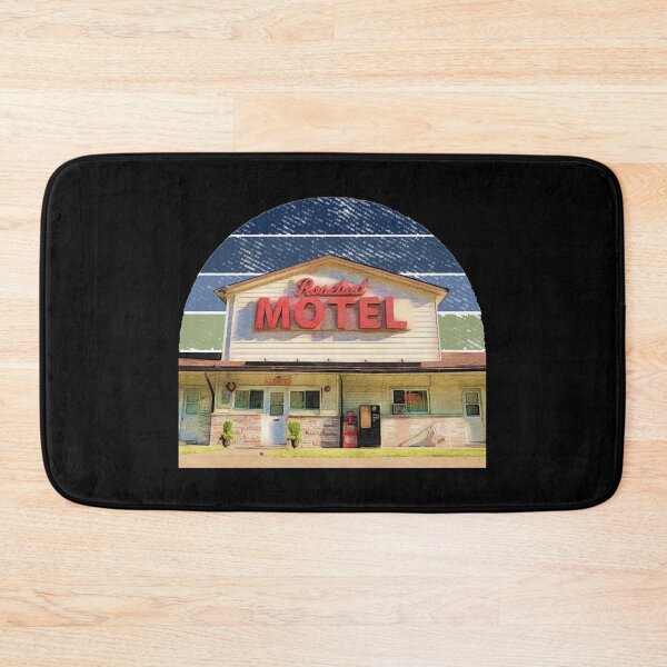 Item preview, Roadside motel, vintage motel, retro motel, humorous tacky motel, retro sunset, vintage vacation, roadside signs designed and sold by The Snarky  Psychologist.