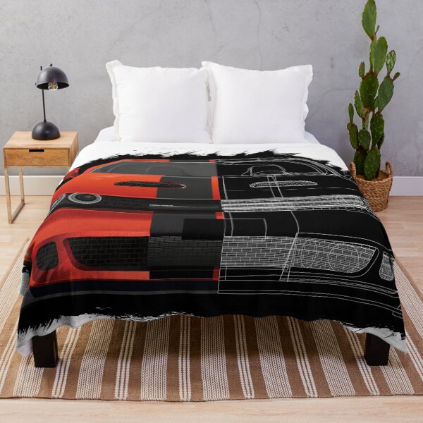 Item preview, muscle car with construction lines designed and sold by hateeyes.