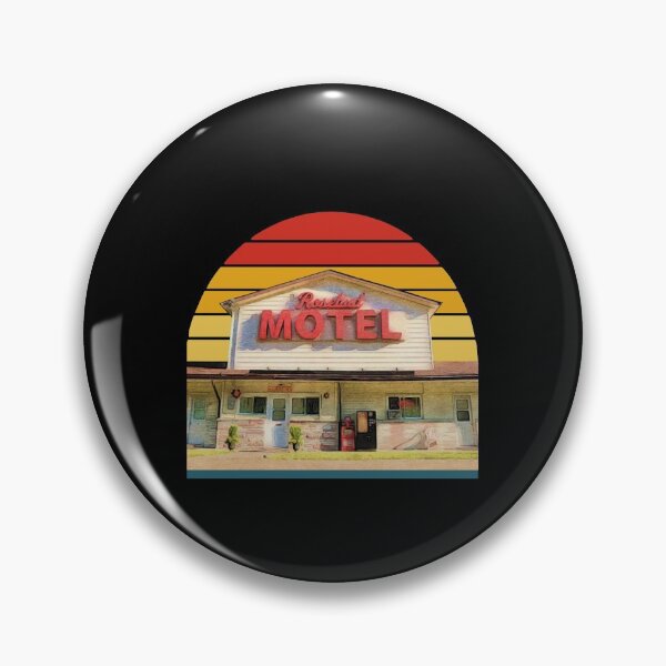 Item preview, Roadside motel, vintage motel, retro motel, humorous tacky motel, retro sunset, vintage vacation, roadside signs designed and sold by The Snarky  Psychologist.