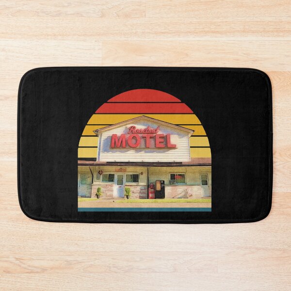 Item preview, Roadside motel, vintage motel, retro motel, humorous tacky motel, retro sunset, vintage vacation, roadside signs designed and sold by The Snarky  Psychologist.