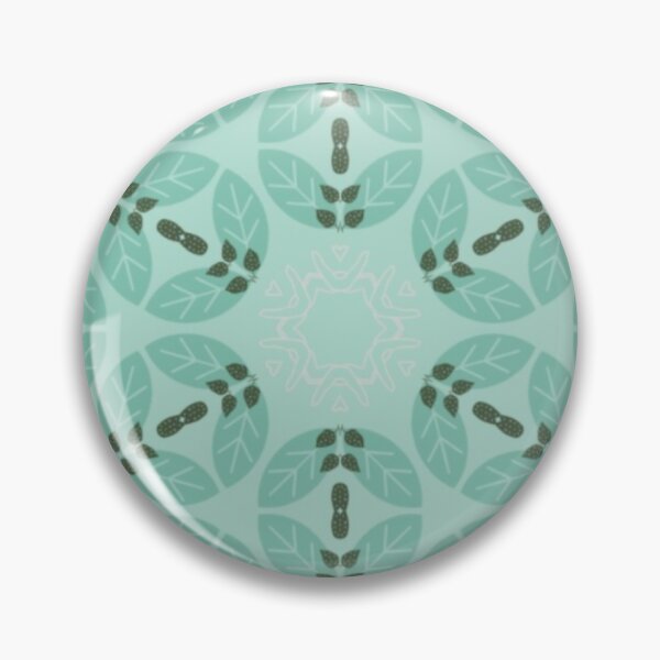 Item preview, Green Leaves and White Abstract Pattern 2 designed and sold by 3rdbrewdesign.