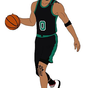 Jayson Tatum Line Drawing iPad Case & Skin for Sale by rehap1098