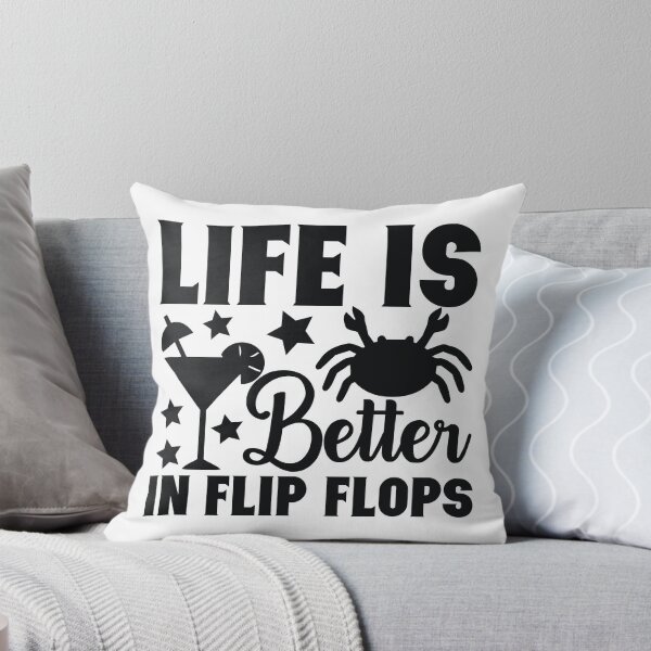 Item preview, Life is Better in Flip Flops Summer Fun designed and sold by travellb.