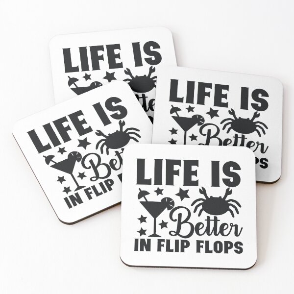 Item preview, Life is Better in Flip Flops Summer Fun designed and sold by travellb.