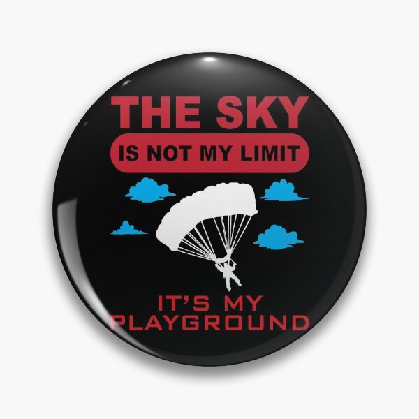 Item preview, Sky Is Not My Limit Skydiver Skydiving designed and sold by MooonTees.