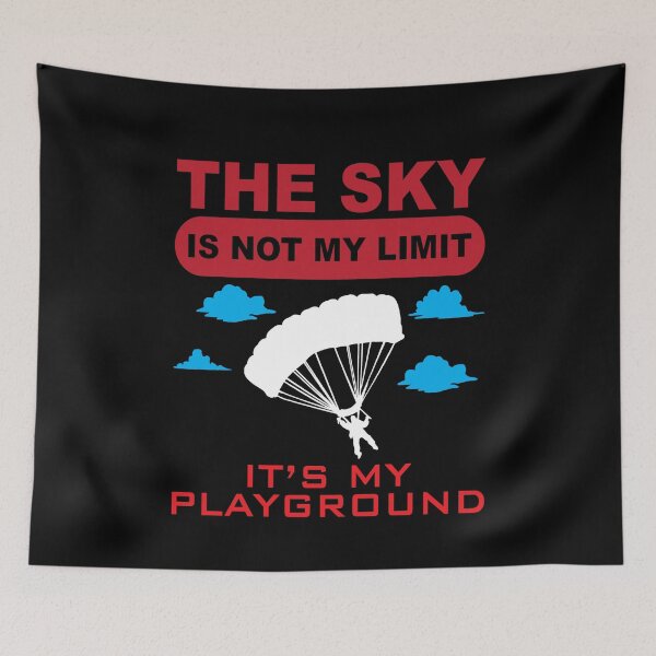 Item preview, Sky Is Not My Limit Skydiver Skydiving designed and sold by MooonTees.