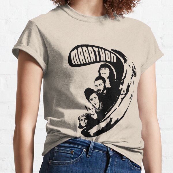 Banana Cast (Black) – Marathon Comedy Film Classic T-Shirt