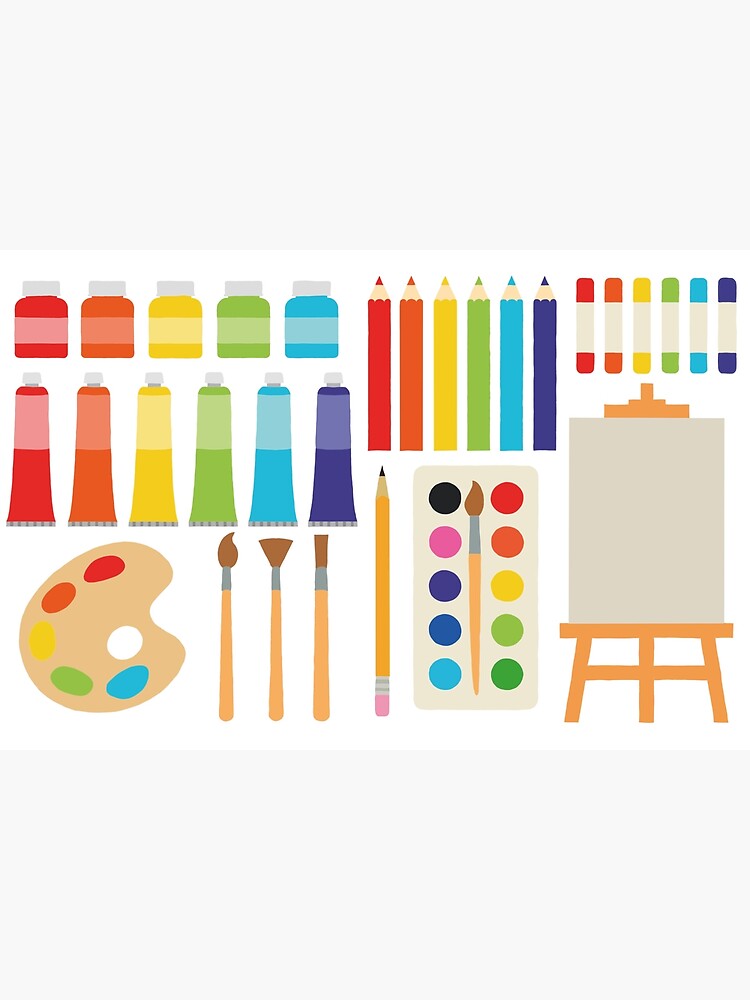 Painting Supplies  Poster for Sale by missmann