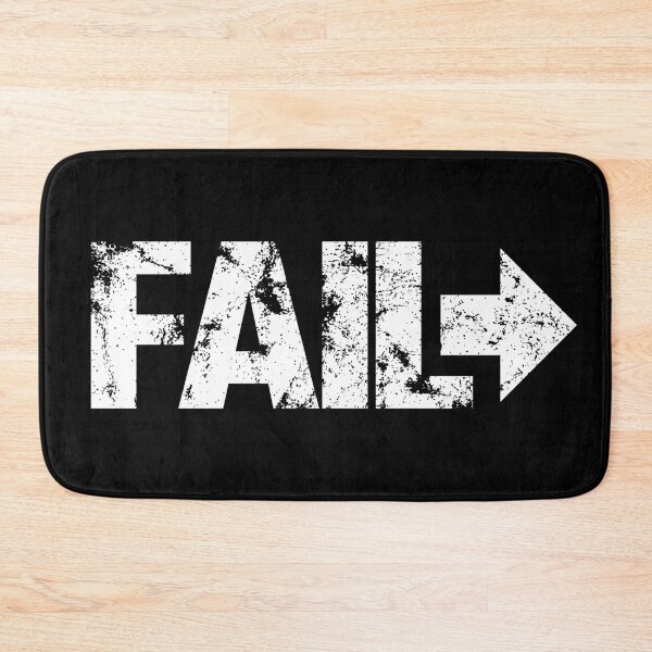 Item preview, Fail Forward (White) Self Motivation designed and sold by BunnyPrinceDegn.
