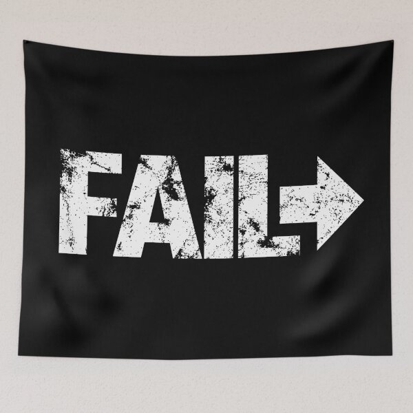 Item preview, Fail Forward (White) Self Motivation designed and sold by BunnyPrinceDegn.