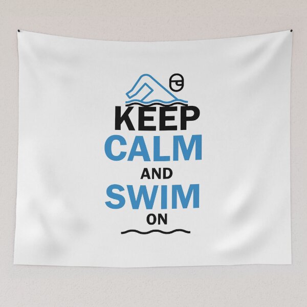 Item preview, Keep Calm And Swim On designed and sold by imaneless.