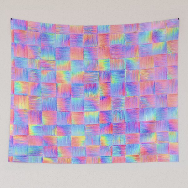 Item preview, Abstract and neon woven artwork designed and sold by AiReDi.