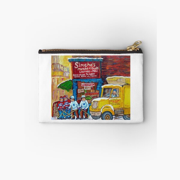 Item preview, SIMCHA'S GROCERY STORE VINTAGE MONTREAL CANADIAN PAINTING designed and sold by Carole  Spandau.