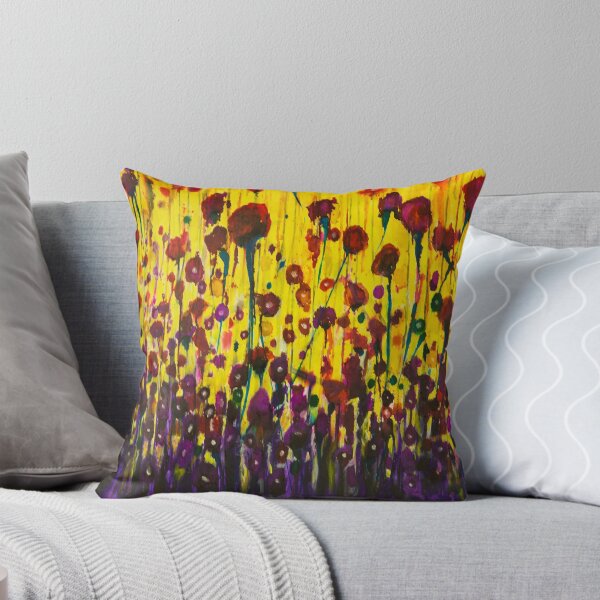 Item preview, "Les Sauvages" Wildflower Field designed and sold by AmyFletcherArt.