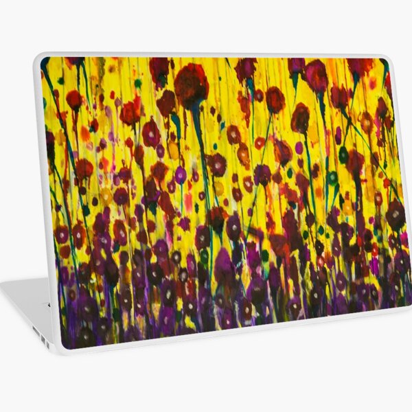 "Les Sauvages" Wildflower Field Laptop Skin