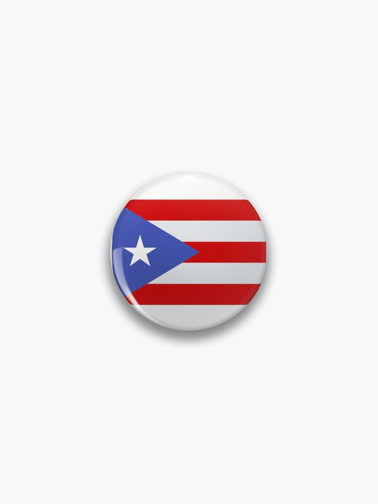 Thumbnail 1 of 3, Pin, Puerto Rico Flag designed and sold by CSCairo.