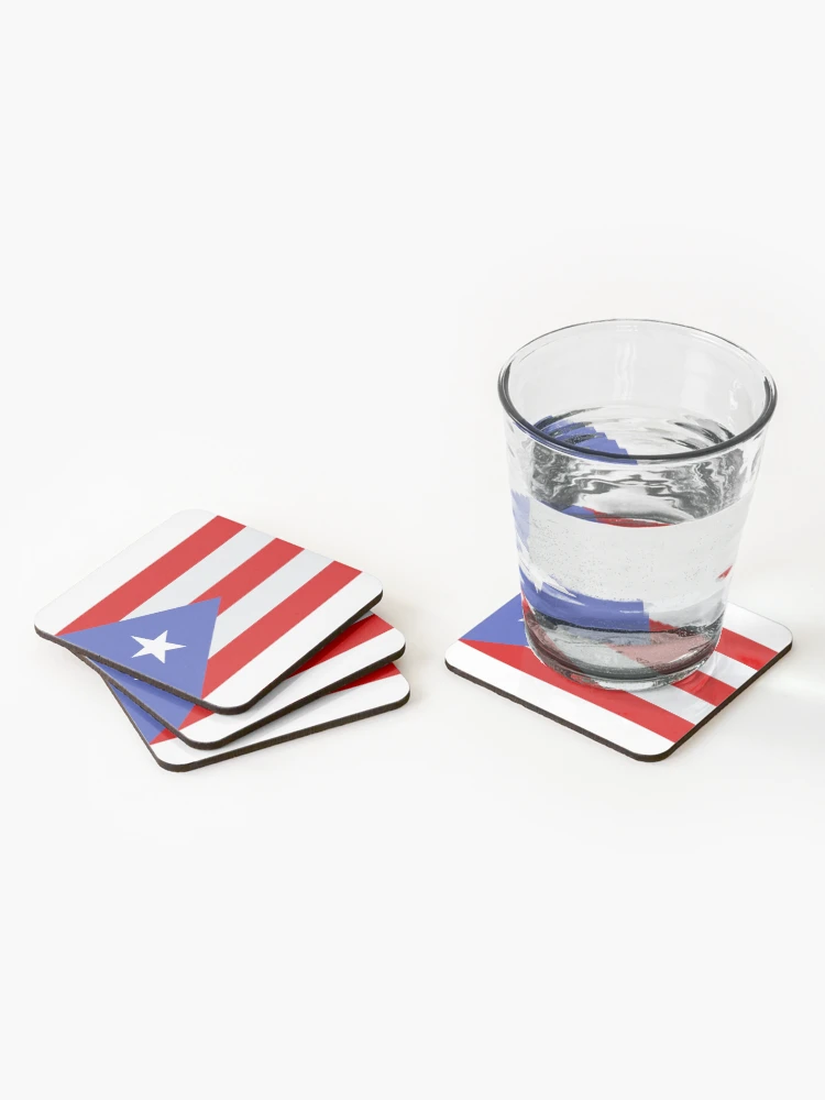 Thumbnail 2 of 5, Coasters (Set of 4), Puerto Rico Flag designed and sold by CS Cairo.