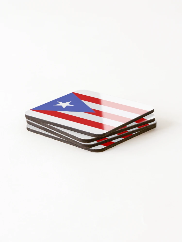 Thumbnail 4 of 5, Coasters (Set of 4), Puerto Rico Flag designed and sold by CS Cairo.